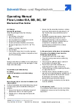 Предварительный просмотр 13 страницы Schmidt BA Operating Manual