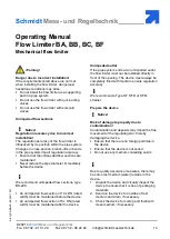 Предварительный просмотр 14 страницы Schmidt BA Operating Manual