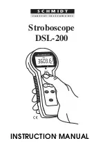 Schmidt DSL-200 Instruction Manual предпросмотр