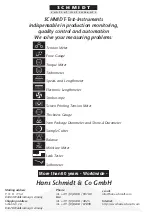 Preview for 16 page of Schmidt DT Series Operating Instructions Manual