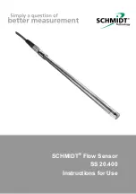 Предварительный просмотр 1 страницы Schmidt SS 20.400 Instructions For Use Manual