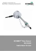 Preview for 1 page of Schmidt SS 20.600 Instructions For Use Manual