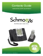 Preview for 1 page of Schmooze Aastra 6755i Customer Contact Manual