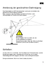 Preview for 11 page of Schneider Schirme 100293984a Assembly And Operating Instructions Manual