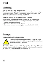 Preview for 48 page of Schneider Schirme 100293984a Assembly And Operating Instructions Manual