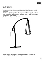 Preview for 11 page of Schneider Schirme 619-00 Assembly And Operating Instructions Manual