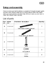 Preview for 40 page of Schneider Schirme 619-00 Assembly And Operating Instructions Manual