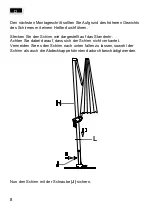 Preview for 8 page of Schneider Schirme 776-00 Assembly And Operating Instructions Manual