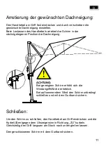 Preview for 11 page of Schneider Schirme 776-00 Assembly And Operating Instructions Manual