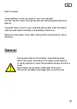 Preview for 39 page of Schneider Schirme 776-00 Assembly And Operating Instructions Manual