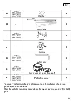 Preview for 41 page of Schneider Schirme Rhodos 782-00 Series Assembly And Operating Instructions Manual