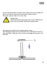 Preview for 43 page of Schneider Schirme Rhodos 782-00 Series Assembly And Operating Instructions Manual