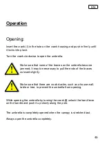 Preview for 45 page of Schneider Schirme Rhodos 782-00 Series Assembly And Operating Instructions Manual