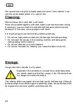 Preview for 48 page of Schneider Schirme Rhodos 782-00 Series Assembly And Operating Instructions Manual