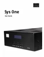 Schnick-Schnack-Systems Sys One User Manual предпросмотр