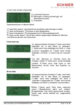 Preview for 9 page of SCHNIER HMG 11/02 Operating Instructions Manual