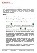 Preview for 10 page of SCHNIER HMG 11/02 Operating Instructions Manual