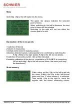 Preview for 20 page of SCHNIER HMG 11/02 Operating Instructions Manual