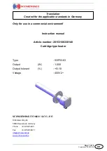 Предварительный просмотр 1 страницы Schniewindt 20153106330140 Instruction Manual