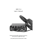 Schoeps VMS 5 U User Manual preview