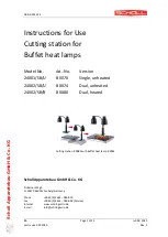 Preview for 1 page of Scholl 24001/SB/U Instructions For Use Manual