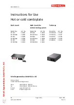 Scholl C 6001 Instructions For Use Manual preview