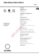 Preview for 23 page of SCHOLTES BC 199D P XA Operating Instructions Manual