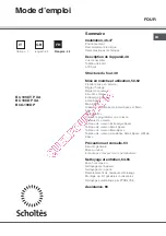 Preview for 45 page of SCHOLTES BC 199D P XA Operating Instructions Manual