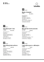 Preview for 1 page of SCHOLTES BC 99P S Operating Instructions Manual