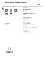 Предварительный просмотр 14 страницы SCHOLTES BC 99P XA Operating Instructions Manual