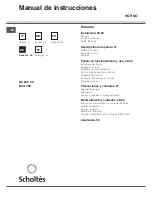 Предварительный просмотр 38 страницы SCHOLTES BC 99P XA Operating Instructions Manual