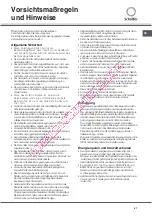 Предварительный просмотр 67 страницы SCHOLTES CI 66 H A Operating Instructions Manual