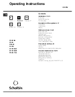 Предварительный просмотр 14 страницы SCHOLTES FA 36.1 Operating Instructions Manual