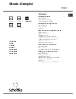 Предварительный просмотр 27 страницы SCHOLTES FA 36.1 Operating Instructions Manual