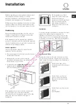 Предварительный просмотр 17 страницы SCHOLTES FL 836 AN Operating Instructions Manual