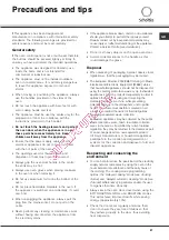 Предварительный просмотр 27 страницы SCHOLTES FL 836 AN Operating Instructions Manual