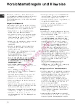 Предварительный просмотр 72 страницы SCHOLTES FL 836 AN Operating Instructions Manual