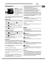 Preview for 21 page of SCHOLTES FN 36 S Operating Instructions Manual