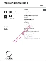 Preview for 15 page of SCHOLTES FN 56 Operating Instructions Manual