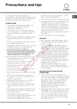 Preview for 25 page of SCHOLTES FN 56 Operating Instructions Manual