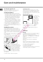 Preview for 26 page of SCHOLTES FN 56 Operating Instructions Manual