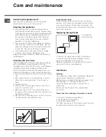 Предварительный просмотр 24 страницы SCHOLTES FP 955.1 Operating Instructions Manual