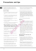 Preview for 20 page of SCHOLTES FP T5.1 N S Operating Instructions Manual