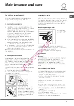 Preview for 21 page of SCHOLTES FP T5.1 N S Operating Instructions Manual