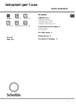 SCHOLTES HLI 997 Instructions For Installation And Use Manual preview