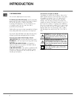 Preview for 2 page of SCHOLTES LFD S3 XL60HZ Operating Instructions Manual