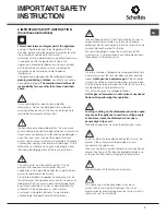 Preview for 3 page of SCHOLTES LFD S3 XL60HZ Operating Instructions Manual