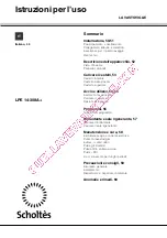 Предварительный просмотр 49 страницы SCHOLTES LPE 14-308A+ Operating Instructions Manual