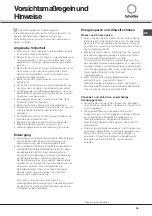 Preview for 35 page of SCHOLTES LTE 12-208 Operating Instructions Manual