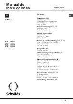 Preview for 49 page of SCHOLTES LTE 12-208 Operating Instructions Manual